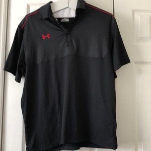 Under Armour black polo